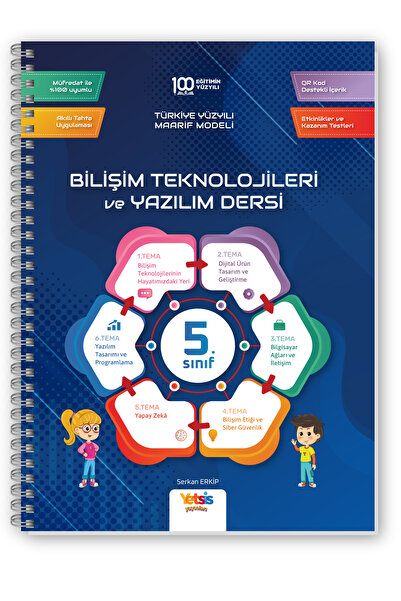 Yetsis Yayınları 5. Sınıf Maarif Model Bilişim Teknolojileri ve Yazılım Ders ...
