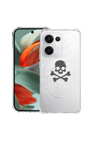 bestcase Carcasă spate antișoc pentru OPPO Reno13 F 5G, Skull, 1988247 AS 1473