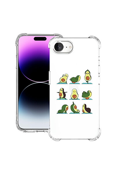 bestcase Αντικραδασμική θήκη πλάτης για Apple iPhone 16e, Avocado Yoga, 19882...