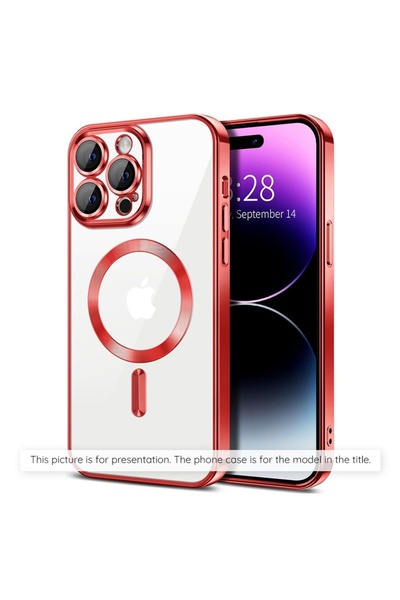 SKYDDAR INNOVATION Case for IPhone 17, Luxury Shield Magsafe, Shockproof Protection, sticker set, Red