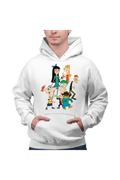 OEM Hanorac Barbati Phinead Ferb Toata Trupa Desen Animat