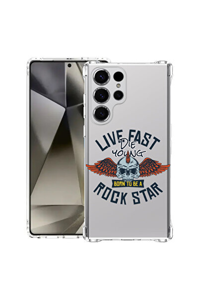bestcase Αντικραδασμική θήκη πίσω μέρους για Samsung Galaxy S25 Ultra, Rock S...