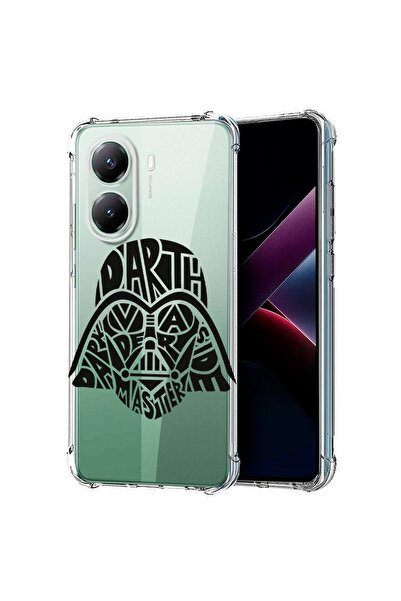 bestcase Carcasă spate antișoc pentru Poco X7 Pro 5G, caligrafie Darth Vader,...