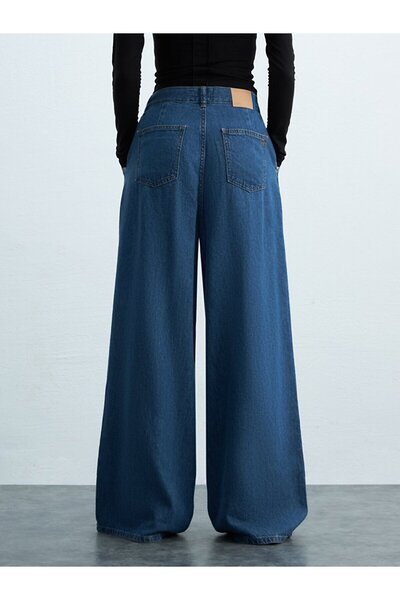 Ltb Παντελόνι Sıerra με φαρδύ πόδι και ψηλόμεσο τζιν