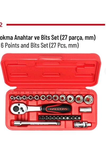 İzeltaş Lokma Takımı 1/4 (27 Parça: 4-4,5-5-5,5-7-8-9-10-12-13-14)