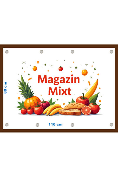OEM Banner Magazin Mixt 80x110 cm cu capse