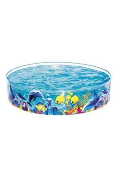 BESTWAY PVC Pool for Children, Round, Transparent, 183x38 cm, Odyssey
