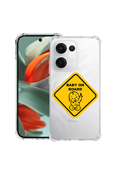 bestcase Carcasă spate antișoc pentru OPPO Reno13 F 5G, Baby On Board, 198824...