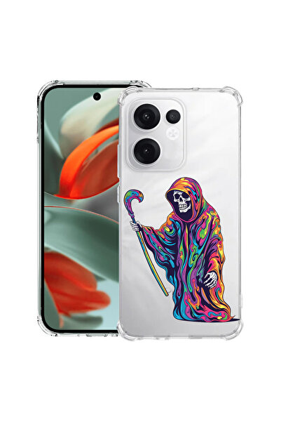 bestcase Αντικραδασμική πίσω θήκη για OPPO Reno13 F 5G, Dream Colors - Death,...