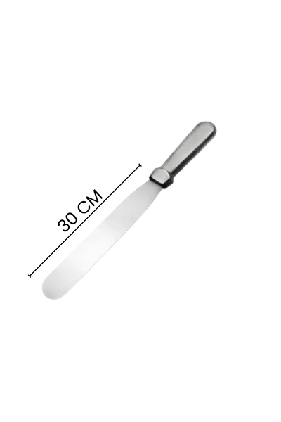 PASTRY PLANET White Handle Flat Plastering Trowel 30 cm