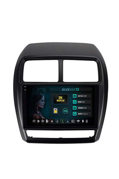 HUB64 Navigatie 2K Mitsubishi ASX (2016-2019, 8GB RAM, Android 13, Octacore, ...