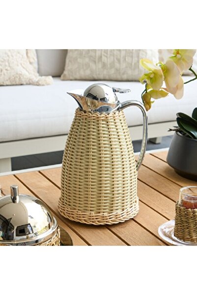 ORIAN Vacuum Flask 1 L Grey & beige Color