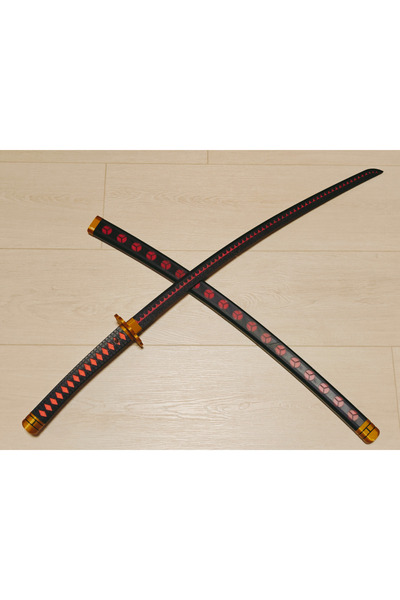 GRAT3D Zoro Black Blade Shusui Katana 115 cm | One Piece | Sabit Model | Kın Dahil | Stand Hediye