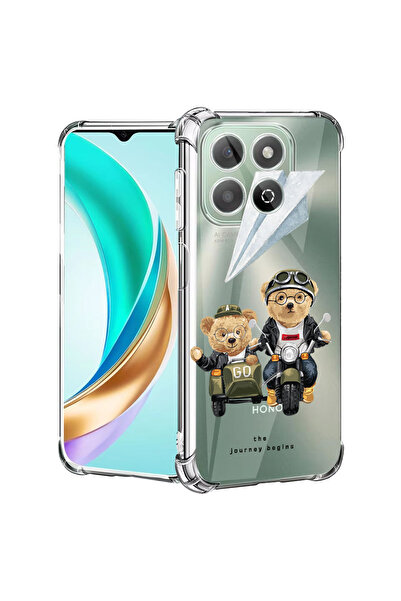 bestcase Carcasă spate antișoc pentru Honor X8C, Teddy On The Road, 1988221 A...