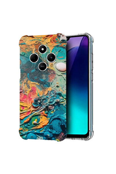 bestcase Carcasă spate antișoc pentru Poco C75 / Redmi 14C / A4, culori vibra...