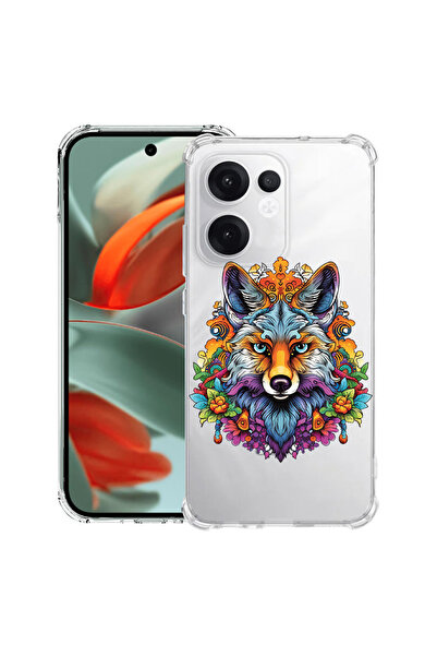 bestcase Carcasă spate antișoc pentru OPPO Reno13 F 5G, Dream Colors - Wolf, ...