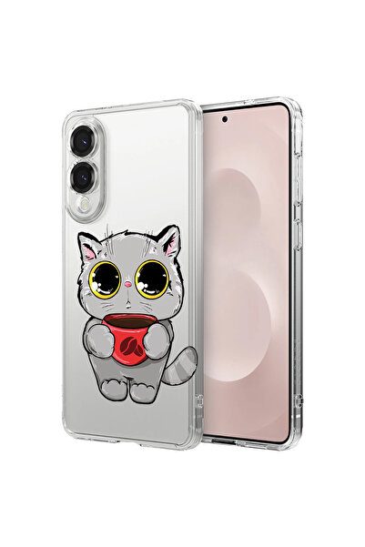 bestcase Carcasă spate antișoc pentru Samsung Galaxy S25 Edge, Sweet Cat, 198...