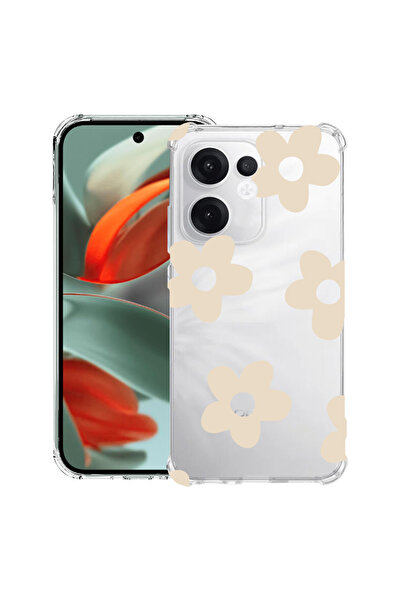 bestcase Carcasă spate antișoc pentru OPPO Reno13 F 5G, Retro Daisy, 1988247 ...