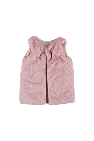 bupii baby Kız bebek Peluş Yelek - Hırka