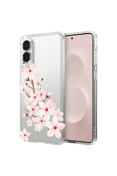 bestcase Carcasă spate antișoc pentru Samsung Galaxy S25 Edge, floare de prim...
