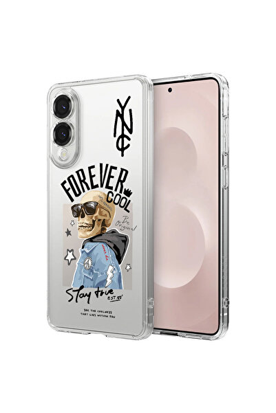 bestcase Carcasă spate antișoc pentru Samsung Galaxy S25 Edge, Forever Cool S...