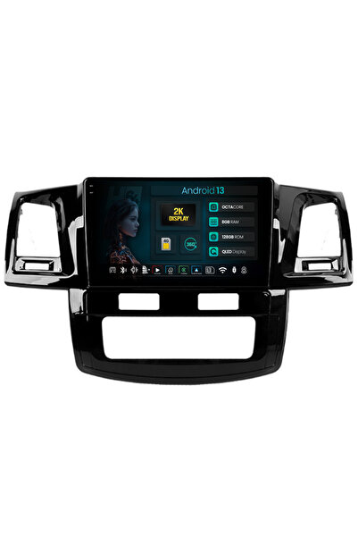 HUB64 Navigatie 2K Toyota Hilux (2008-2014), 8GB RAM, Android 13, Octacore, S...