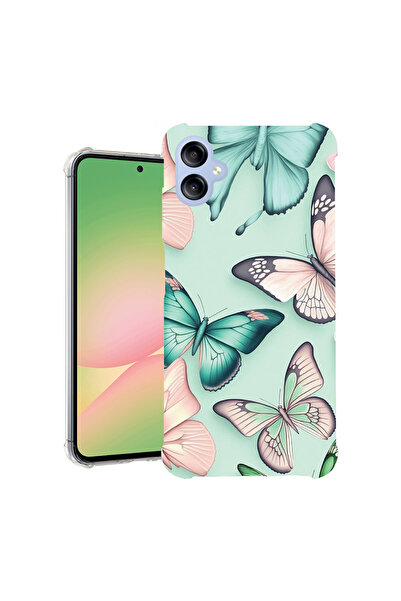 bestcase Carcasă spate antișoc pentru Samsung Galaxy A06 4G, model fluture, 1...