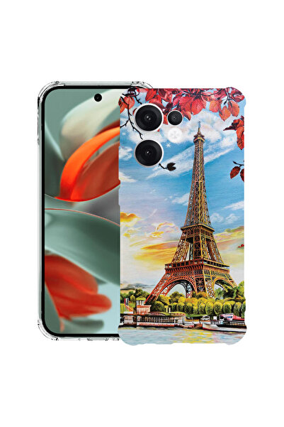 bestcase Carcasă spate antișoc pentru OPPO Reno13 F 5G, Turnul Eiffel din Paris, 1988247 AS 1371