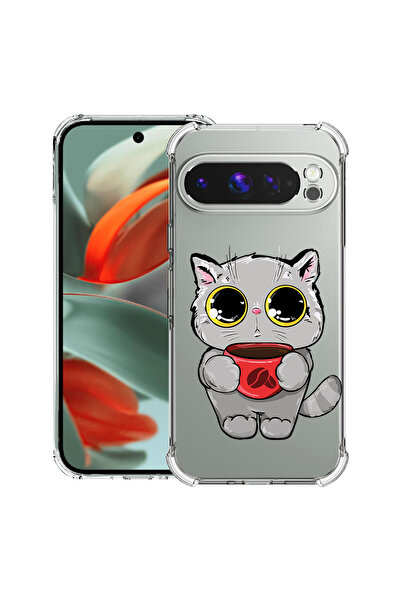 bestcase Carcasă spate antișoc pentru Google Pixel 9 Pro XL, Sweet Cat, 19460...