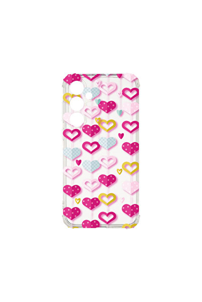 bestcase Αντικραδασμική θήκη πλάτης για Samsung Galaxy A16, Υπέροχες καρδιές,...