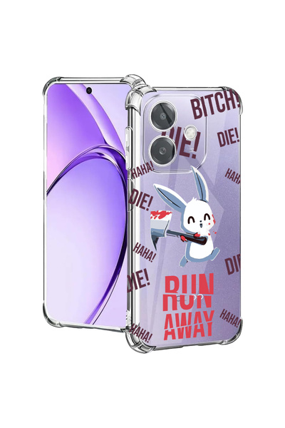 bestcase Carcasă spate antișoc pentru Oppo A60 5G / A40 / A40M, Fugi!, 200457...