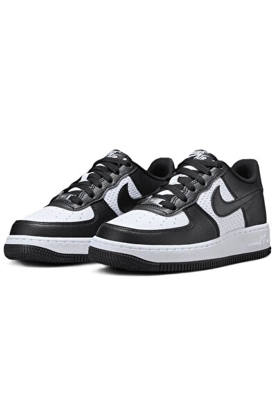 Nike Air Force 1 AF1 Leather Unisex Sneaker White Black Hakiki Deri Unisex Günlük Spor Ayakkabı Beya
