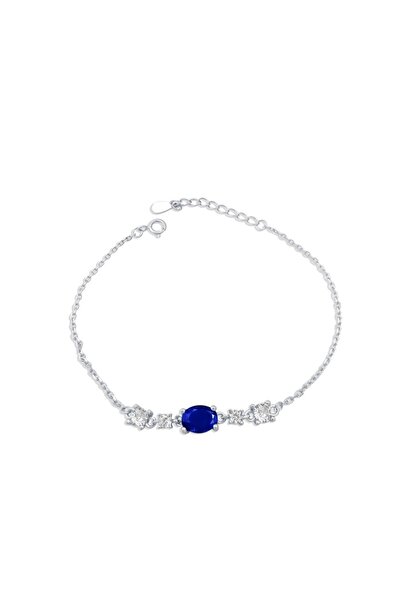 Pursehuit Brățară din argint 925, placată cu rodiu, cu pietre de zirconiu, Ny...