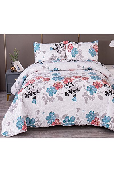 CHIRASO Microfiber Quilted Duvet Set, 2-Sided, 3-Piece, Duvet Cover 220x240cm, 2 Pillowcases