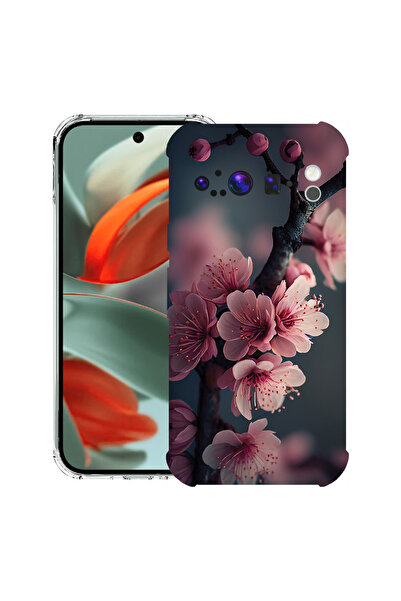 bestcase Carcasă spate antișoc pentru Google Pixel 9 Pro XL, Cherry Blossom, ...