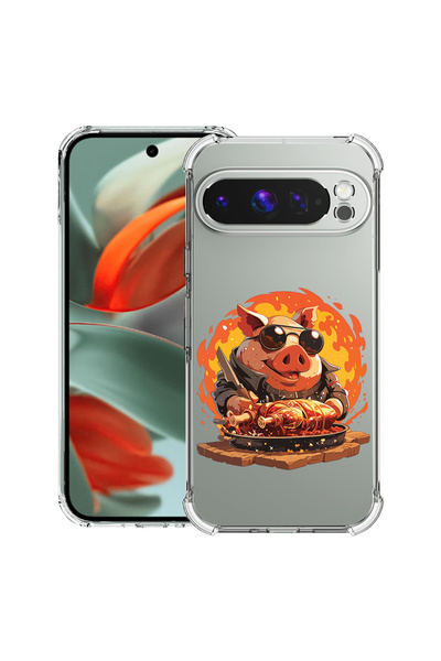 bestcase Carcasă spate antișoc pentru Google Pixel 9 Pro XL, Pig's Life, 1946...