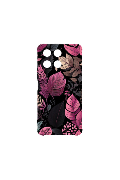 bestcase Carcasă spate antișoc pentru Honor 200 Smart, pene de trandafir, 192...