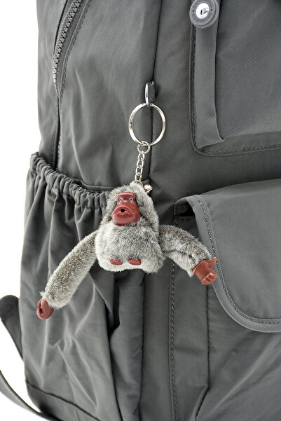 Sanmorris Multi-Pocket Women's Backpack Large Size School and Daily Use Hv3016 Dark Gray