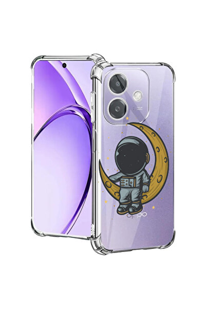 bestcase Carcasă spate antișoc pentru Oppo A60 5G / A40 / A40M, Astronaut pe ...