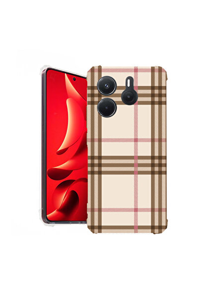 bestcase Carcasă spate antișoc pentru Xiaomi Redmi Note 14 4G, carouri, 19384...