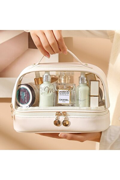 OEM Cosmetic Bag, Cosmetic Organizer with 2 Compartments