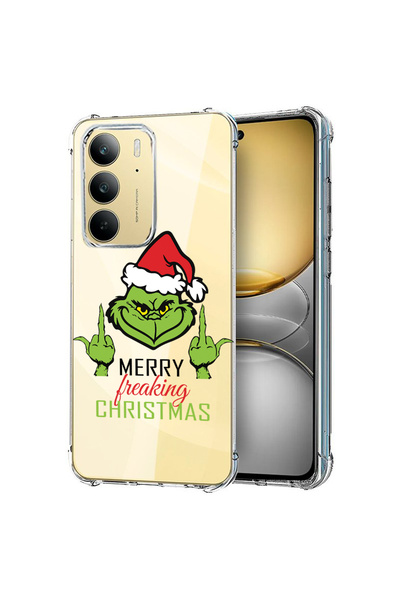 bestcase Carcasă spate antișoc pentru Realme C75, Grinches - Crăciun Fericit,...