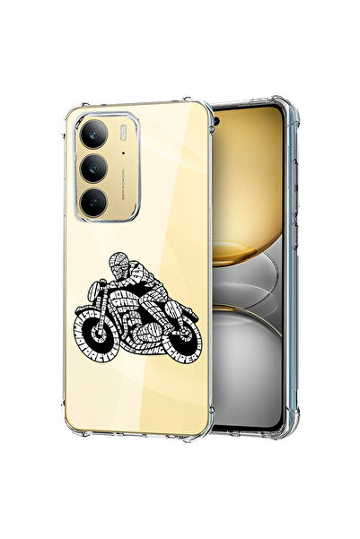 bestcase Carcasă spate antișoc pentru Realme C75, Calligraphy Moto Sport, 198...