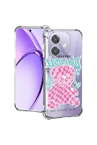 bestcase Carcasă spate antișoc pentru Oppo A60 5G / A40 / A40M, Ursuleț de pl...