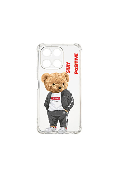 bestcase Carcasă spate antișoc pentru Honor 200 Smart, Stay Positive - Teddy ...