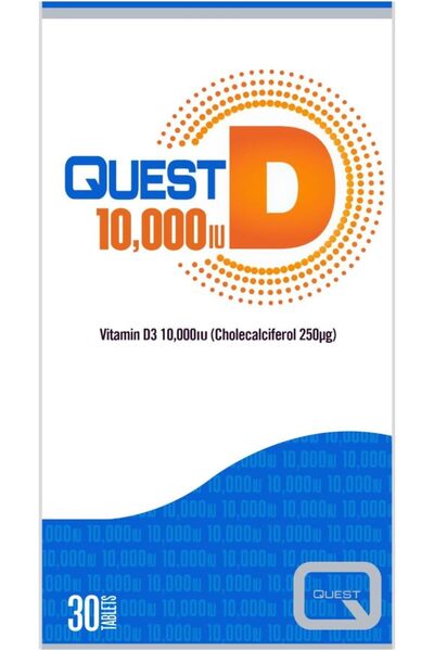 Quest أقراص د 10000 وحدة دولية 30 قرصًا