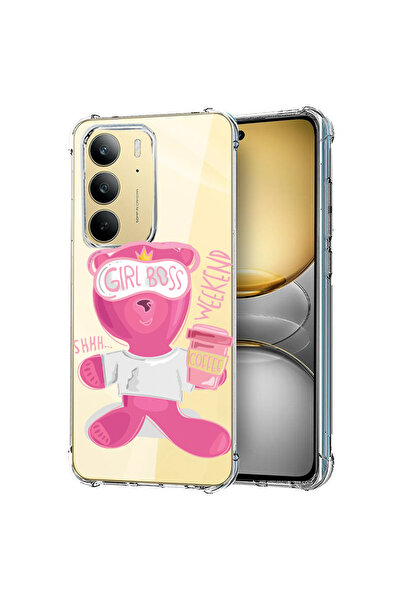bestcase Carcasă spate antișoc pentru Realme 14x 5G, Teddy Bear - Gril Boss, ...