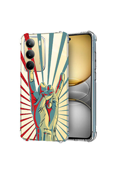 bestcase Carcasă spate antișoc pentru Realme 14x 5G, Rock Festival, 1988297 A...