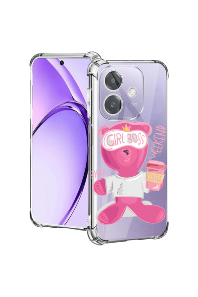 bestcase Carcasă spate antișoc pentru Oppo A60 5G / A40 / A40M, Teddy Bear - ...