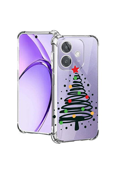 bestcase Carcasă spate antișoc pentru Oppo A60 5G / A40 / A40M, Brad de Crăci...